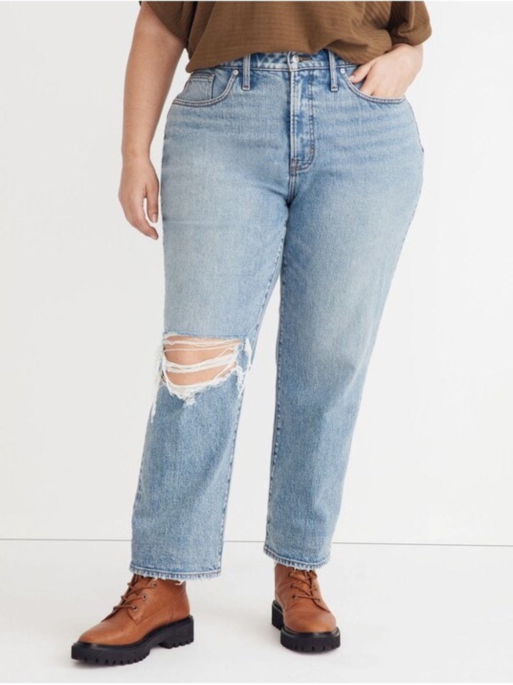 Madewell The Plus Curvy Perfect Vintage Straight Jean
